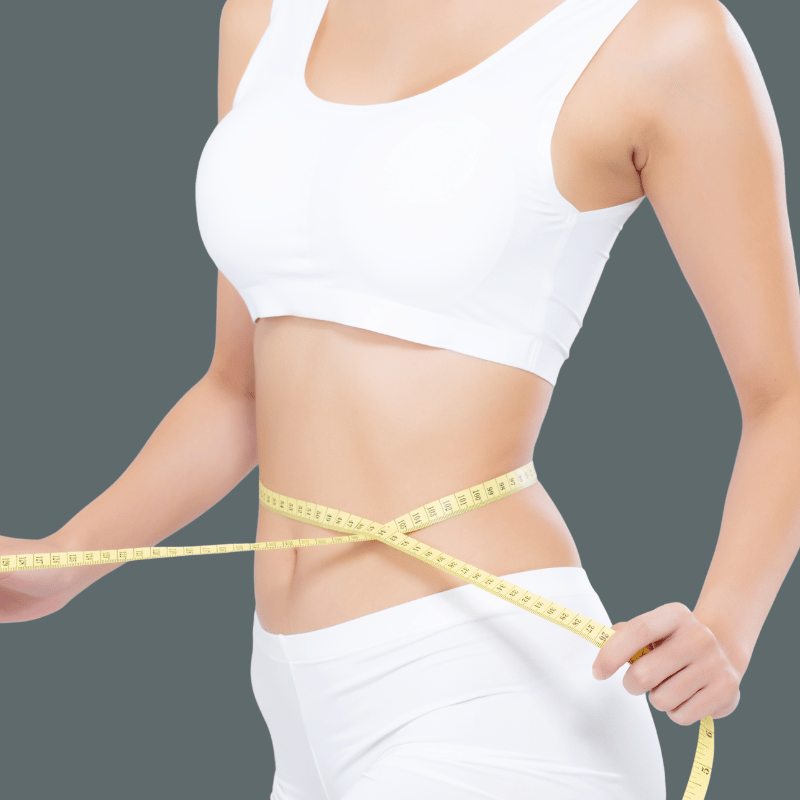 woman with tape measure