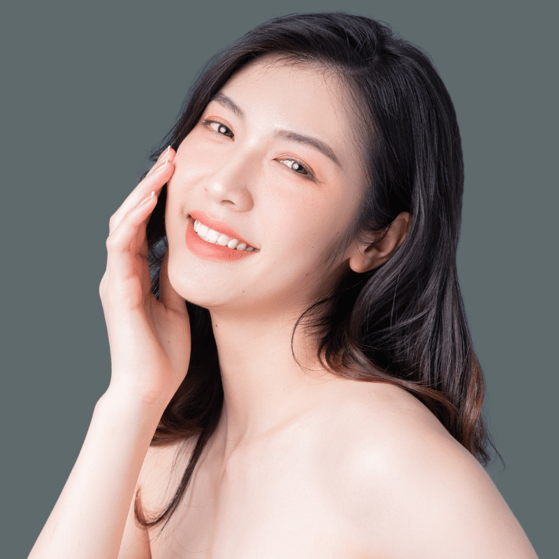 woman smiling